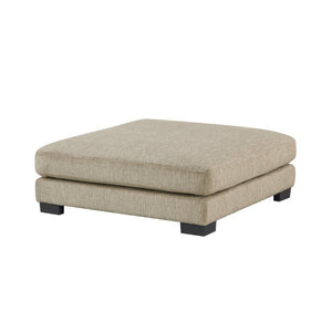 English Elm Contemporary Brown Microfiber Modular Ottoman Plush Foam Seating for Living Room B011P541121