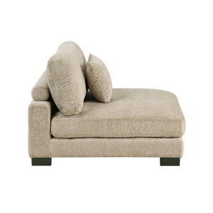 English Elm Contemporary Modular Armless Chair Brown Microfiber Sectional Seating with Pocket Coil Support B011P541124