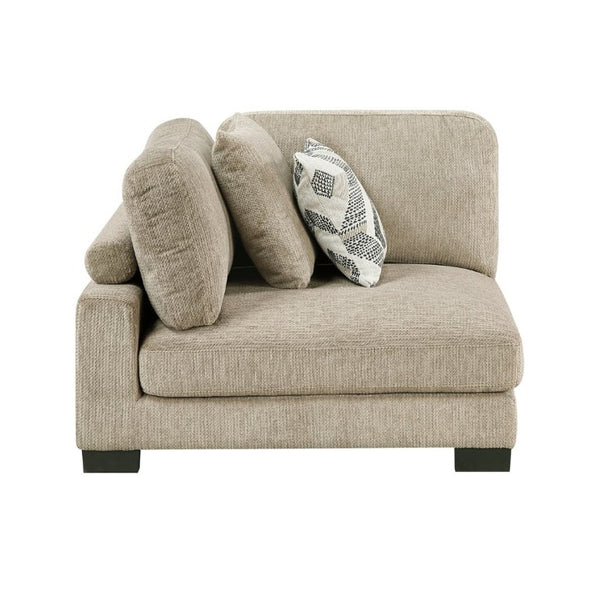English Elm Contemporary Modular Corner Seat Microfiber Upholstered Pocket Coil Living Room Sofa B011P541128