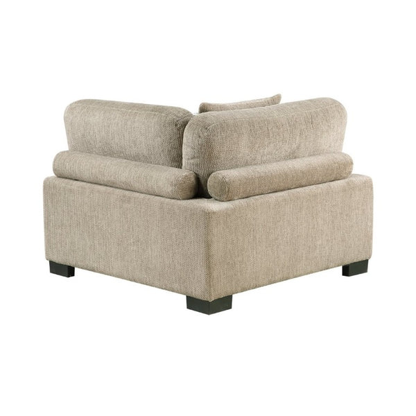 English Elm Contemporary Modular Corner Seat Microfiber Upholstered Pocket Coil Living Room Sofa B011P541128