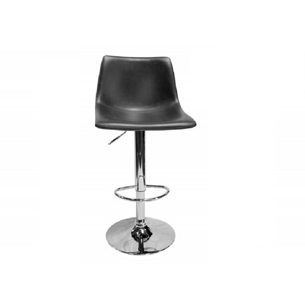 English Elm Faux Leather Swivel Barstools Set of Two Adjustable Chrome Base Counter Seating B011P545313