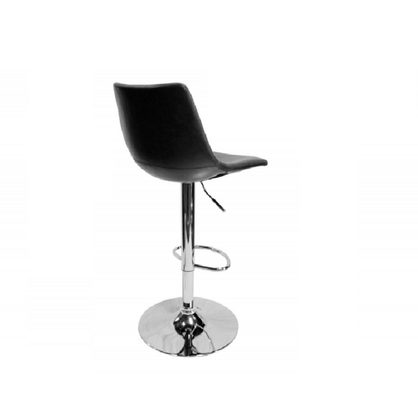 English Elm Faux Leather Swivel Barstools Set of Two Adjustable Chrome Base Counter Seating B011P545313
