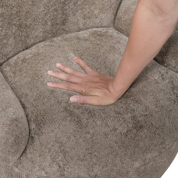 English Elm Beautiful Teddy Bear Kids Chair Chenille Upholstered Plywood Nursery Playroom Accent B011P548157