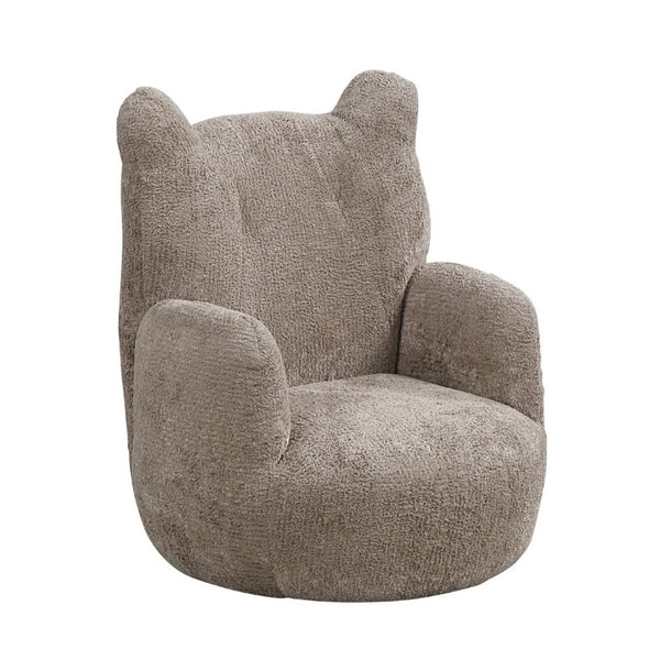 English Elm Beautiful Bear Shaped Toddler Armchair Soft Chenille Upholstery Plywood Frame Nursery Seat B011P548158