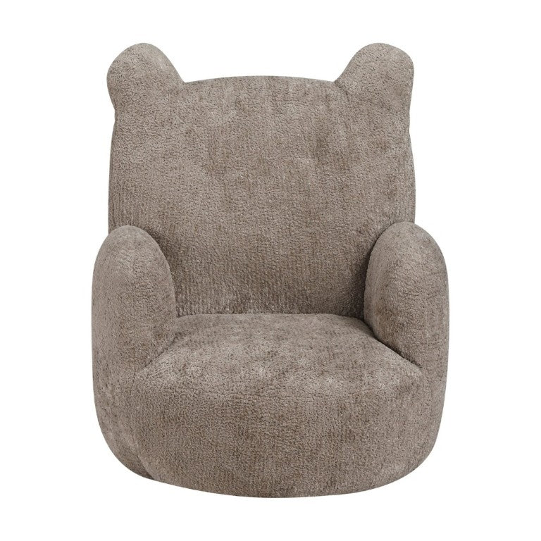 English Elm Beautiful Bear Shaped Toddler Armchair Soft Chenille Upholstery Plywood Frame Nursery Seat B011P548158