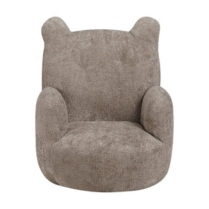 English Elm Beautiful Bear Shaped Toddler Armchair Soft Chenille Upholstery Plywood Frame Nursery Seat B011P548158