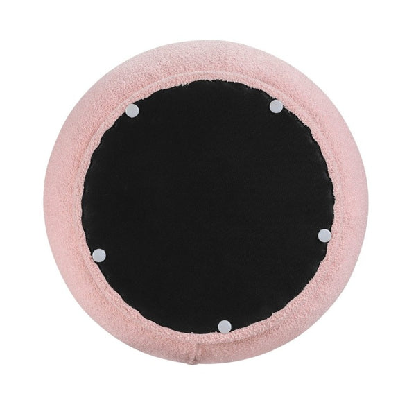 English Elm Luxury Boucle Kids Swivel Chair Bow Back Sculptural Seat for Playroom or Bedroom B011P548160