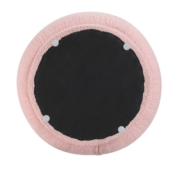 English Elm Luxury Boucle Swivel Chair for Kids Bow Back Sculptural Seat Plywood Frame Playroom B011P548162