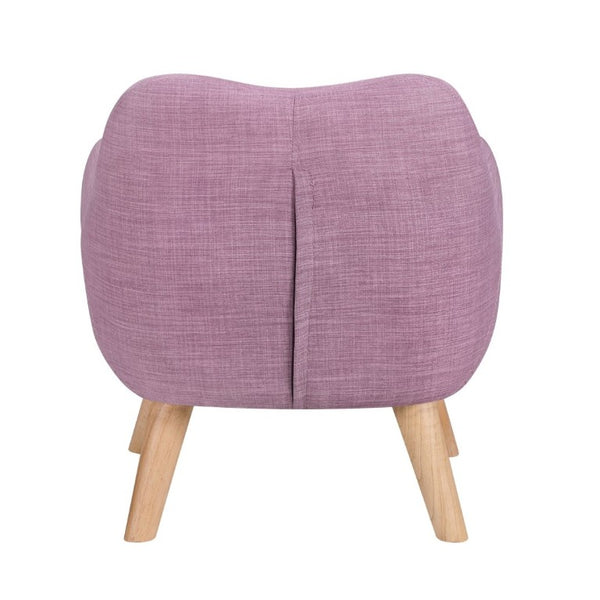 English Elm Comfortable Button Tufted Kids Armchair Plush Foam Seat Rubberwood Legs Playroom Ready B011P548186