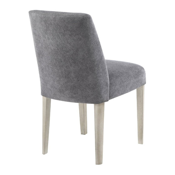 English Elm Contemporary Boucle Upholstered Dining Side Chairs Set of Two with Solid Wood Legs B011P553101