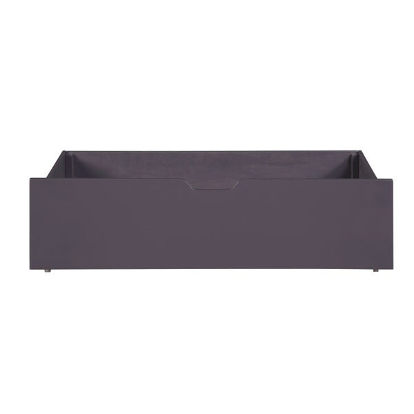 English Elm Plum Finish Rolling Under Bed Storage Bins Set of 2 for Contemporary Kids Bedroom B011P554827