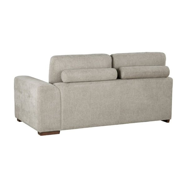 English Elm Modern Tufted Chenille Sleeper Sofa with Pull Out Bed and Espresso Wood Legs Right-Side Arm B011P555713