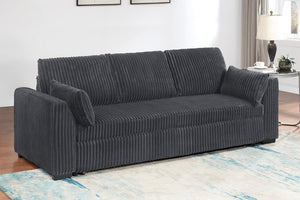 English Elm Sleeper Sofa with Pull Out Bed Corduroy Upholstered Contemporary Living Room Couch B011P556631