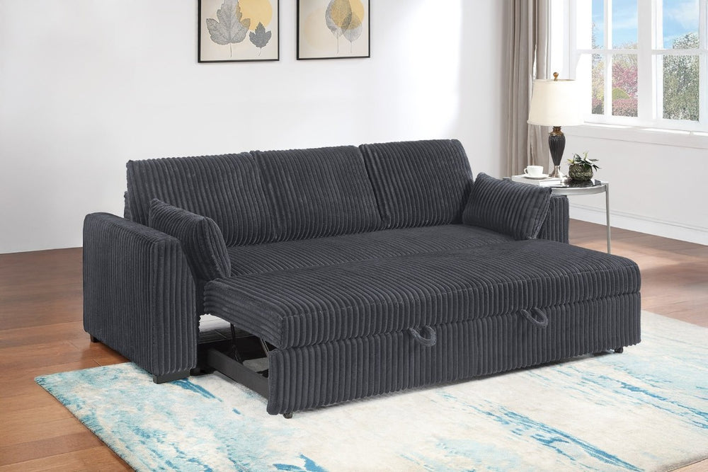 English Elm Sleeper Sofa with Pull Out Bed Corduroy Upholstered Contemporary Living Room Couch B011P556631