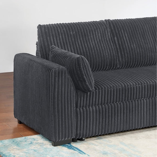 English Elm Sleeper Sofa with Pull Out Bed Corduroy Upholstered Contemporary Living Room Couch B011P556631