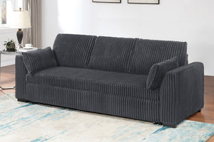 English Elm Sleeper Sofa with Pull Out Bed Corduroy Upholstered Contemporary Living Room Couch B011P556631