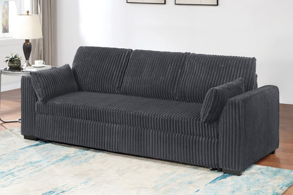 English Elm Sleeper Sofa with Pull Out Bed Corduroy Upholstered Contemporary Living Room Couch B011P556631