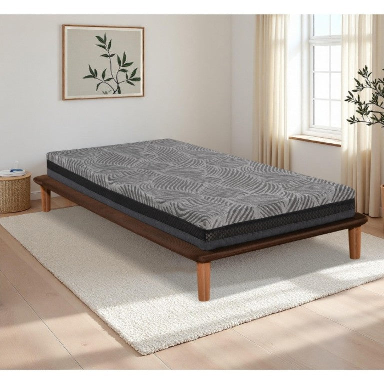 English Elm 6 Inch Twin Gel Memory Foam Mattress Cooling Knitted Cover Bunk Bed Guest Room B011P560992