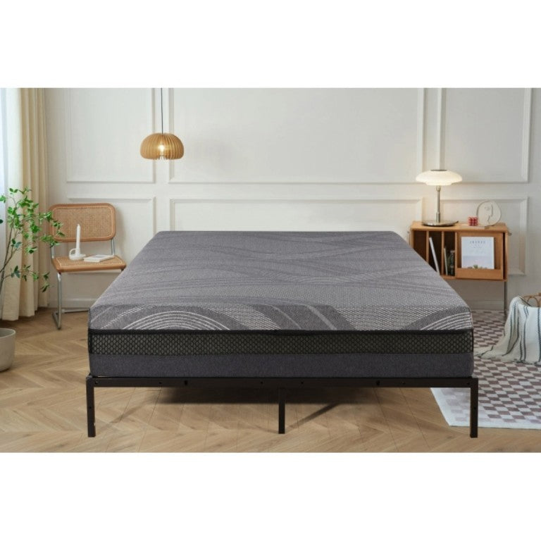 English Elm 12 Inch California King Gel Memory Foam Mattress Plush Layered Support Bed in Box B011P561013