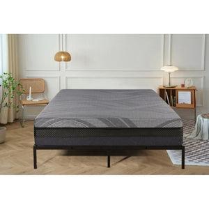 English Elm 12 Inch California King Gel Memory Foam Mattress Plush Layered Support Bed in Box B011P561013