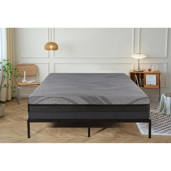 English Elm 12 Inch California King Gel Memory Foam Mattress Plush Layered Support Bed in Box B011P561013