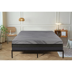 English Elm 12 Inch Queen Gel Memory Foam Mattress Plush Pressure Relief Bed in a Box B011P561018