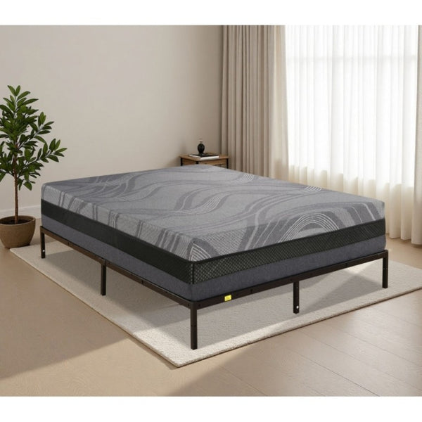 English Elm 14 Inch California King Gel Memory Foam Mattress Three Layer Plush Bed in Box B011P561021