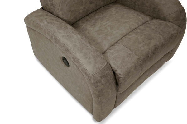 English Elm Power Recliner Chair with USB Charging Faux Leather Contemporary Living Room Seating B011P562602