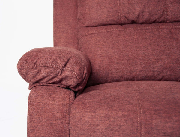 English Elm Power Recliner Chair Velvet Upholstered with USB Port and Side Storage for Living Room B011P562603