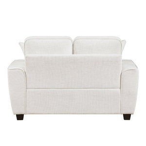 English Elm Beautiful Chenille Loveseat with Pocket Coil Support and Styled Accent Pillows B011P565571