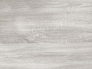 English Elm 1Pc Round Pedestal Dining Table Two Tone Woodgrain Top Antique Black Sculptural Base B011P565592