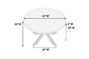 English Elm 1Pc Round Pedestal Dining Table Two Tone Woodgrain Top Antique Black Sculptural Base B011P565592