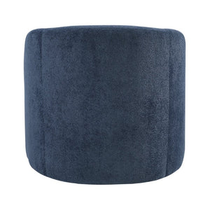 English Elm Luxury Barrel Swivel Accent Chair Microfiber Upholstered with Pocket Coil Foam Seating Blue B011P566907