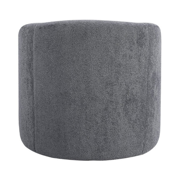 English Elm Luxury Barrel Swivel Accent Chair Microfiber Upholstered with Pocket Coil Foam Seating Dark Gray B011P566908