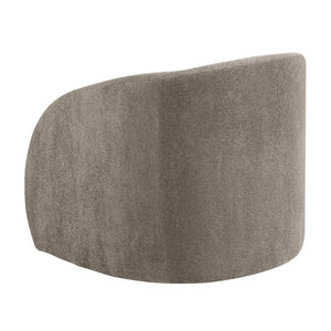 English Elm Luxury Barrel Swivel Accent Chair Microfiber Upholstered with Pocket Coil Foam Seating Grayish Brown B011P566909