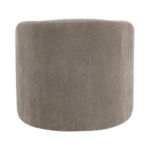 English Elm Luxury Barrel Swivel Accent Chair Microfiber Upholstered with Pocket Coil Foam Seating Grayish Brown B011P566909