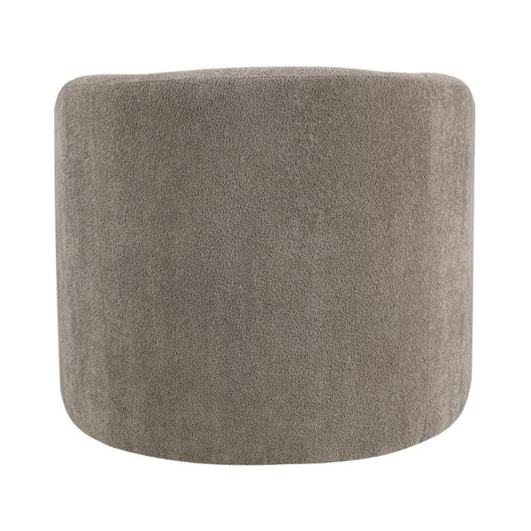 English Elm Luxury Barrel Swivel Accent Chair Microfiber Upholstered with Pocket Coil Foam Seating Grayish Brown B011P566909