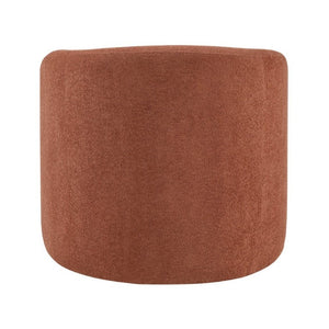 English Elm Luxury Barrel Swivel Accent Chair Microfiber Upholstered with Pocket Coil Foam Seating Rust B011P566911