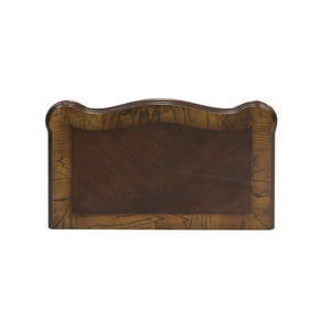English Elm Nightstands Traditional Cherry Burl Veneer Set of 2 with Claw Feet and Gold Accents B011P567011