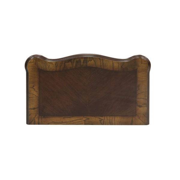 English Elm Nightstands Traditional Cherry Burl Veneer Set of 2 with Claw Feet and Gold Accents B011P567011