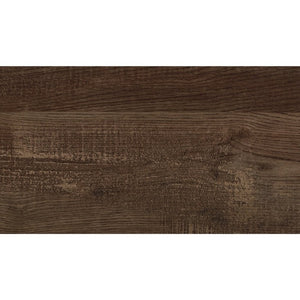 English Elm Bed California King Panel Frame V Pattern Headboard Engineered Wood Rustic Finish B011P567023