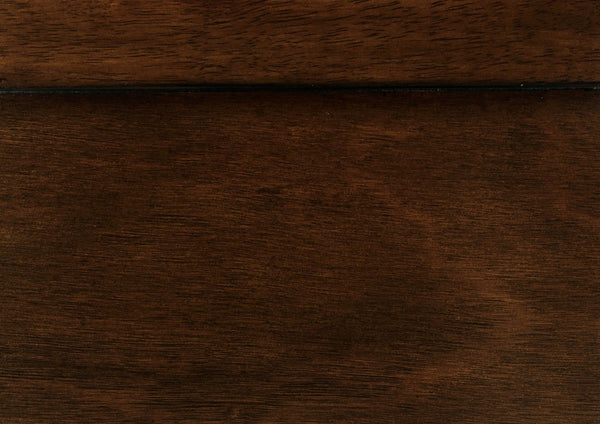 English Elm Nightstands Louis Philippe Cherry Veneer Set of 2 with Antique Brass Drop Handles B011P567028