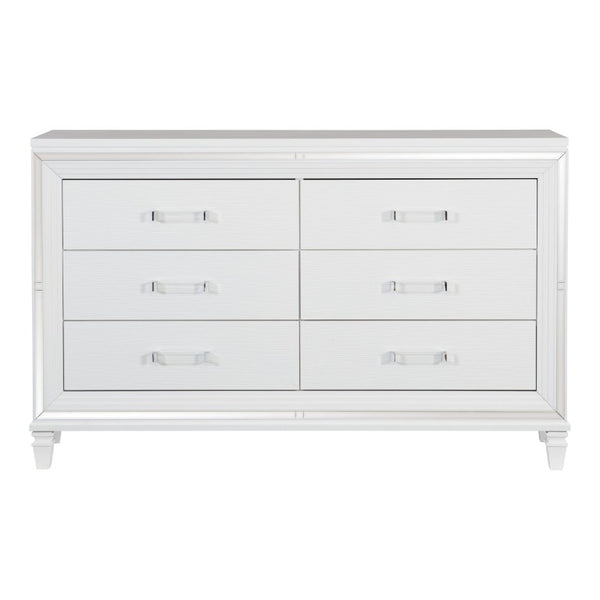English Elm Dresser with Mirrored Trim Beveled Drawer Fronts and Felt Lined Jewelry Trays Glam Bedroom B011P567044