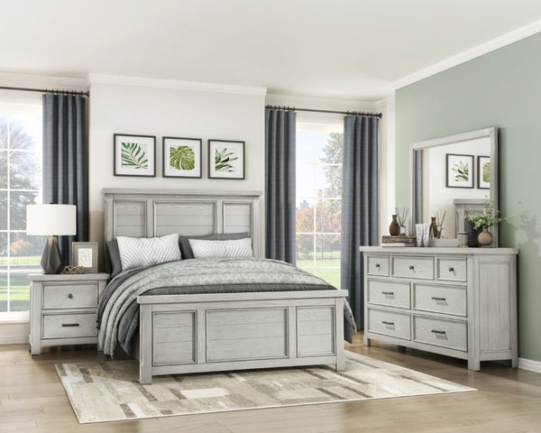 English Elm Classic Farmhouse Seven Drawer Oak Veneer Dresser with Antique Hardware Bedroom Storage B011P567082