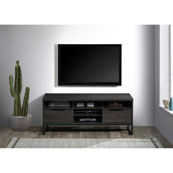 English Elm 47 Inch Espresso Media Console with Open Shelving Two Drawers for Living Room TVs B011P567953