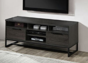 English Elm 47 Inch Espresso Media Console with Open Shelving Two Drawers for Living Room TVs B011P567953