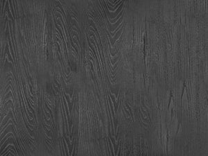 English Elm Charcoal Black Round Counter Height Dining Table with Built in Lazy Susan and Open Shelf 72 x 40 x 30 B011P568802