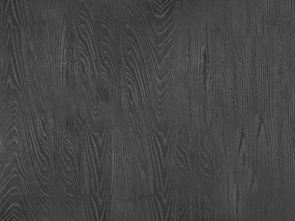 English Elm Charcoal Black Round Counter Height Dining Table with Built in Lazy Susan and Open Shelf 54 x 54 x 36 B011P568804