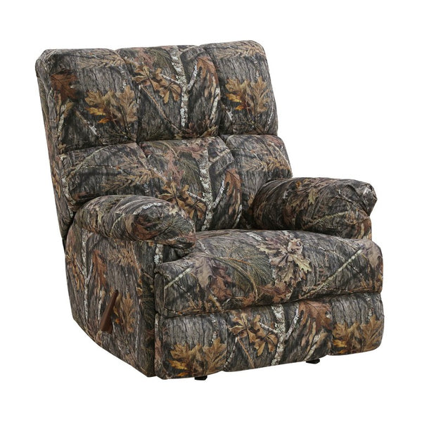 English Elm Modern Camouflage Microfiber Gliding Recliner with Pocket Coil Cushioning for Den or Man Cave B011P569518