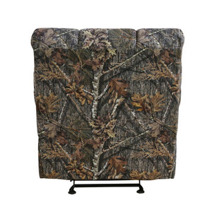 English Elm Modern Camouflage Microfiber Gliding Recliner with Pocket Coil Cushioning for Den or Man Cave B011P569518